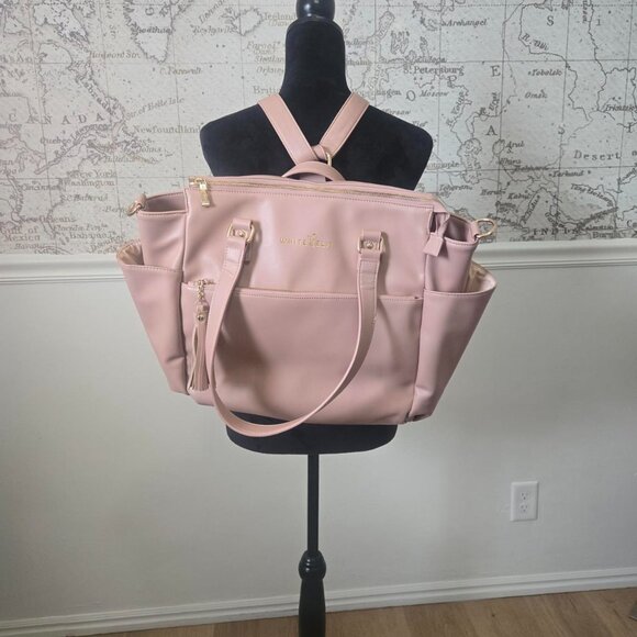 While Elm Gemini Convertible Backpack in Dusty Rose - Picture 8 of 8